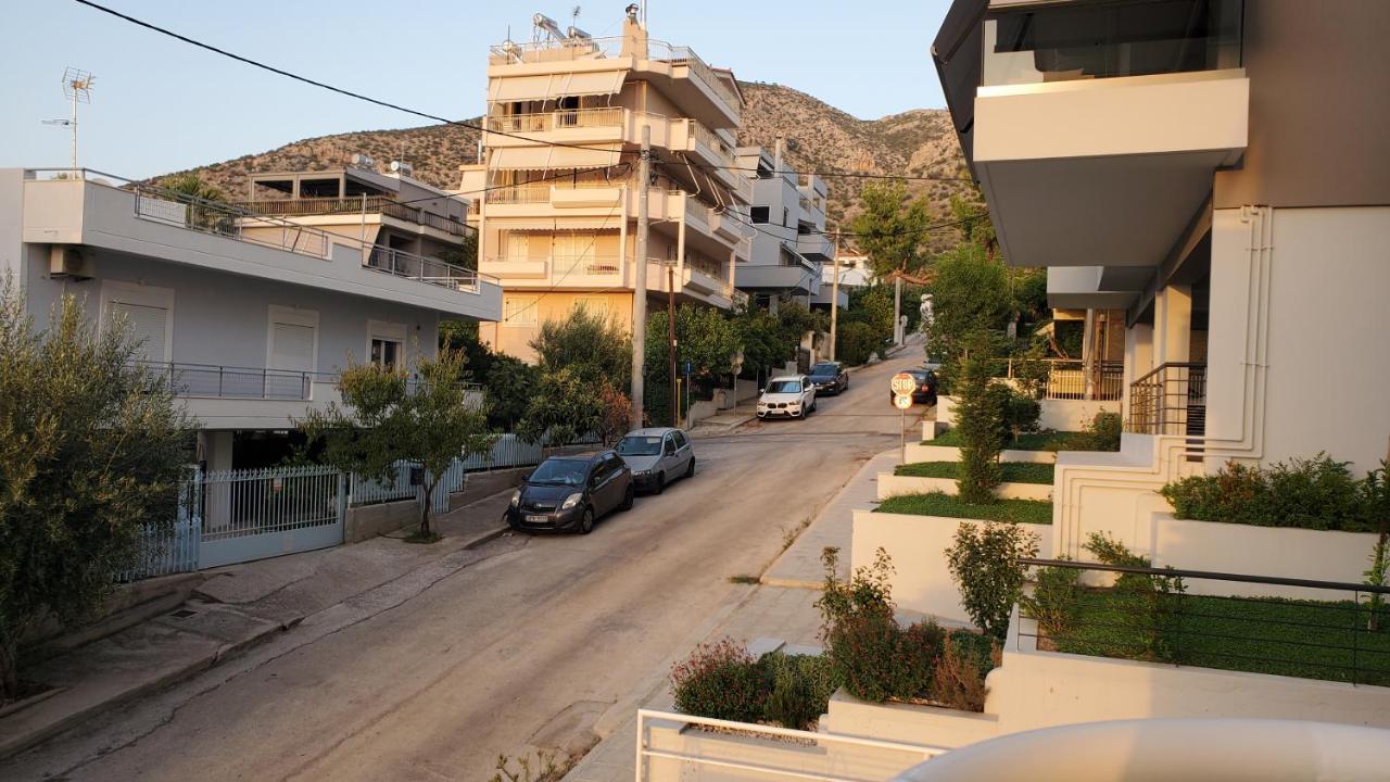 אתונה 山脚下，舒适温馨海景公寓 מראה חיצוני תמונה